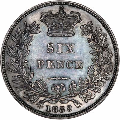 UK Sixpence 1839 Value