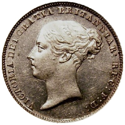 Sixpence 1858 Value