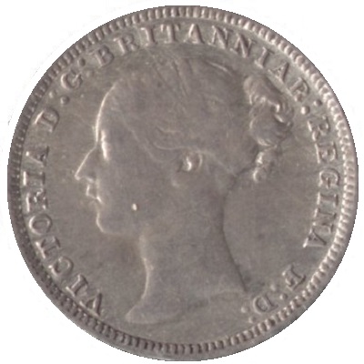 Threepence 1874 Value