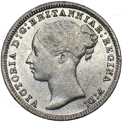 Threepence 1875 Value
