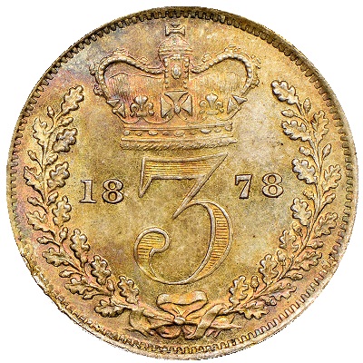 UK Threepence 1878 Value