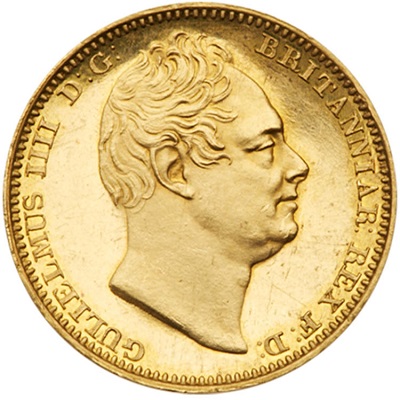 Gold 1831 half sovereign Value