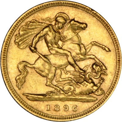 Gold 1896 Half Sovereign Value