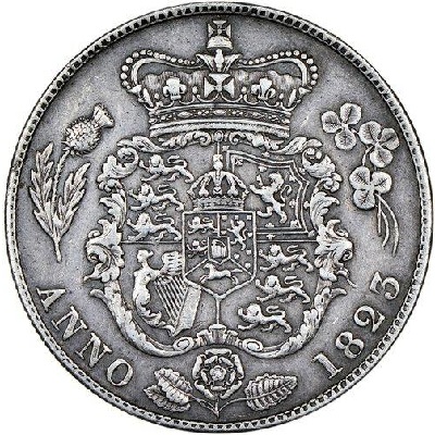 UK Half Crown 1823 Value