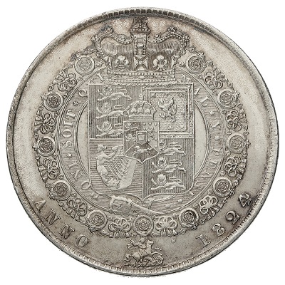 UK Half Crown 1824 Value