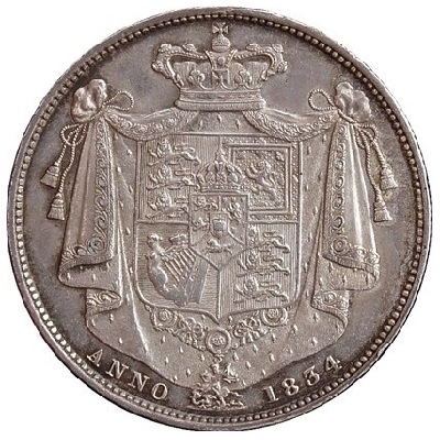 UK Half Crown 1834 Value