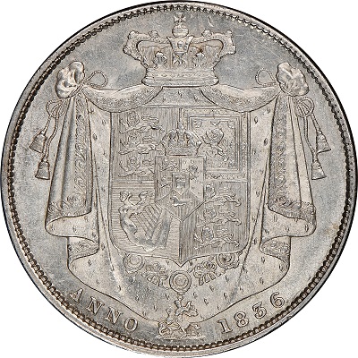 UK Half Crown 1836 Value