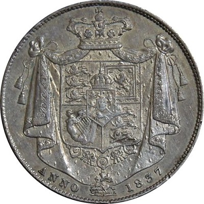 UK Half Crown 1837 Value