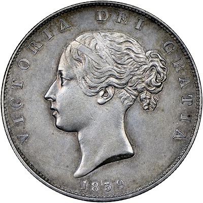 Half Crown 1839 Value