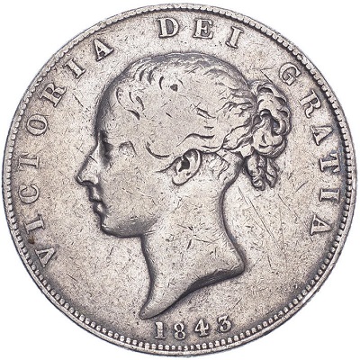 Half Crown 1843 Value