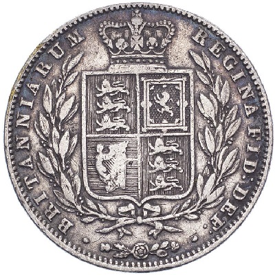 UK Half Crown 1843 Value