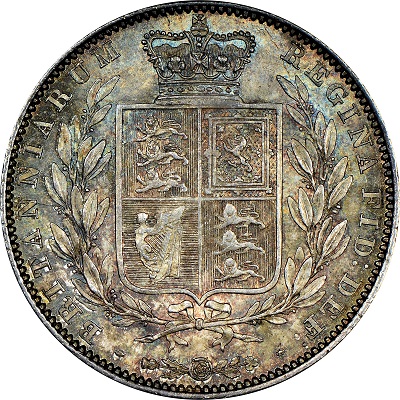 UK Half Crown 1844 Value