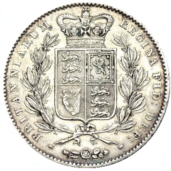 UK Half Crown 1847 Value