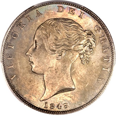 Half Crown 1848 Value