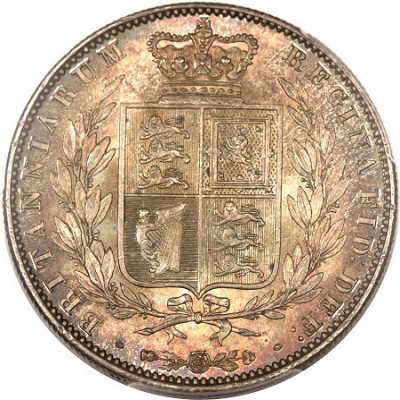 UK Half Crown 1848 Value