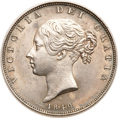 Half Crown 1849 Value