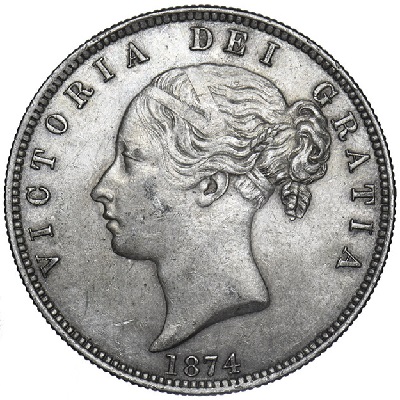 Half Crown 1874 Value