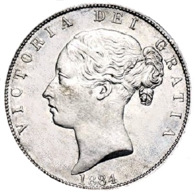 Half Crown 1884 Value