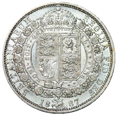 UK Half Crown 1887 Value