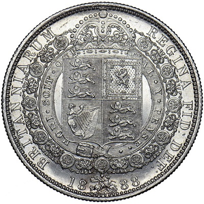 UK Half Crown 1888 Value