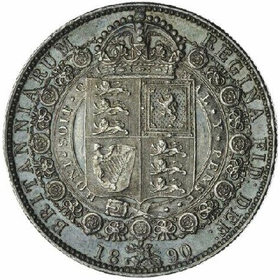 UK Half Crown 1890 Value