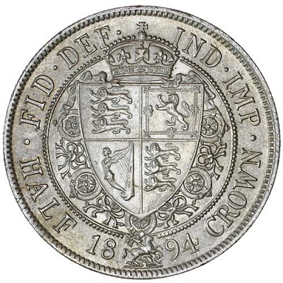 UK Half Crown 1894 Value