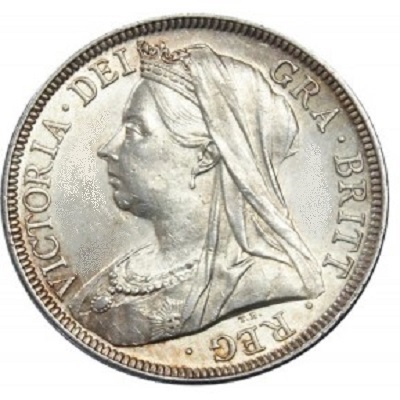 1899 UK Half Crown Value | 1899 British Half Crown Value