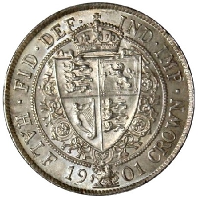 1901 Half Crown Value