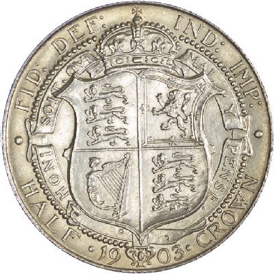 1903 Half Crown Value