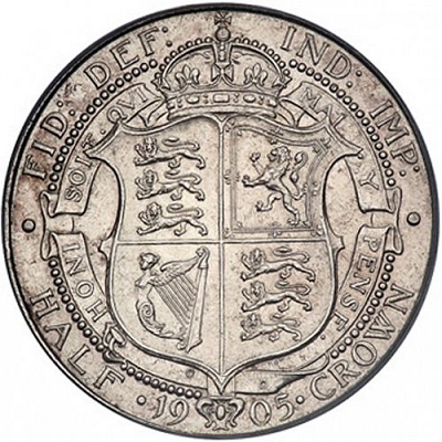 1905 Half Crown Value