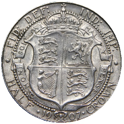 UK Half Crown 1907 Value