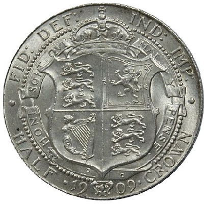 1909 Half Crown Value
