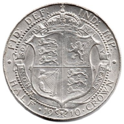 UK Half Crown 1910 Value