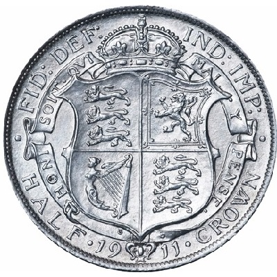 UK Half Crown 1911 Value