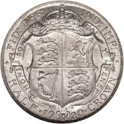UK Half Crown 1920 Value