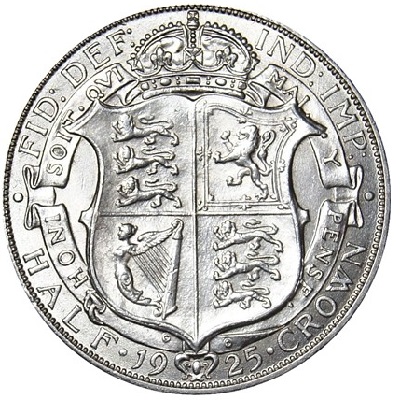 1925 Half Crown Value