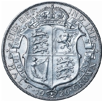 1926 Half Crown Value