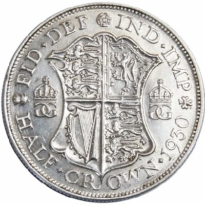 UK Half Crown 1930 Value