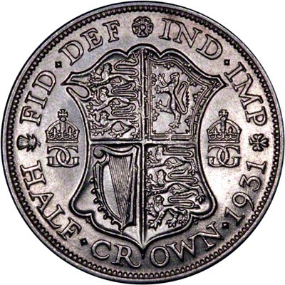 UK Half Crown 1931 Value