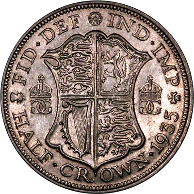 UK Half Crown 1935 Value