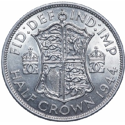 UK Half Crown 1944 Value