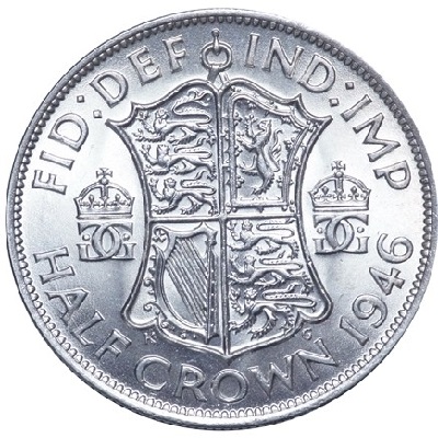 UK Half Crown 1946 Value