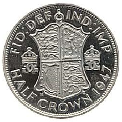 UK Half Crown 1947 Value