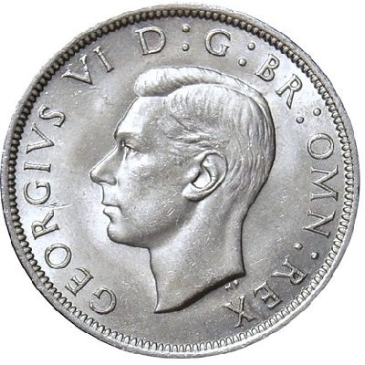 1948 UK Half Crown Value | 1948 British Half Crown Value