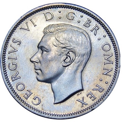 1951 UK Half Crown Value | 1951 British Half Crown Value