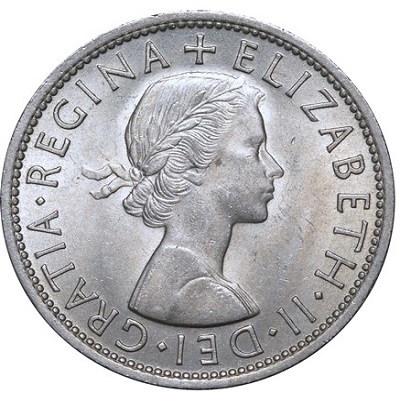 1958 Half Crown Value