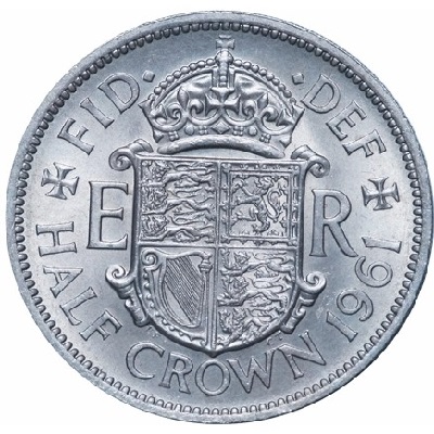 UK Half Crown 1961 Value