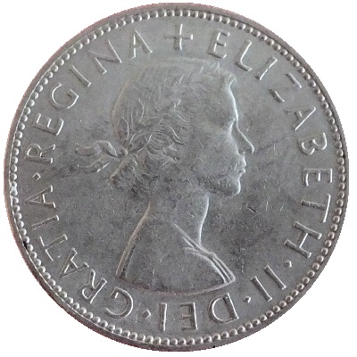 1964 Half Crown Value