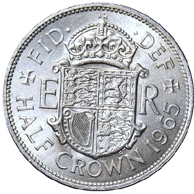 1965 Half Crown Value