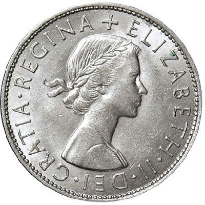 1966 Half Crown Value